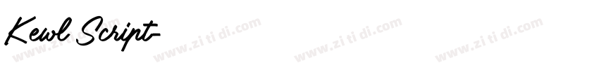 Kewl Script字体转换